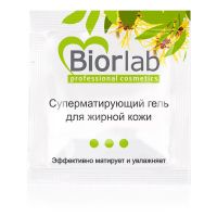 Гель суперматирующий BIORLAB для жирной кожи, пакетик-саше, 3 г, арт. LB-25009t
